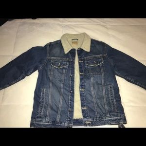 Old Navy Denim jacket with Sherpa lining
